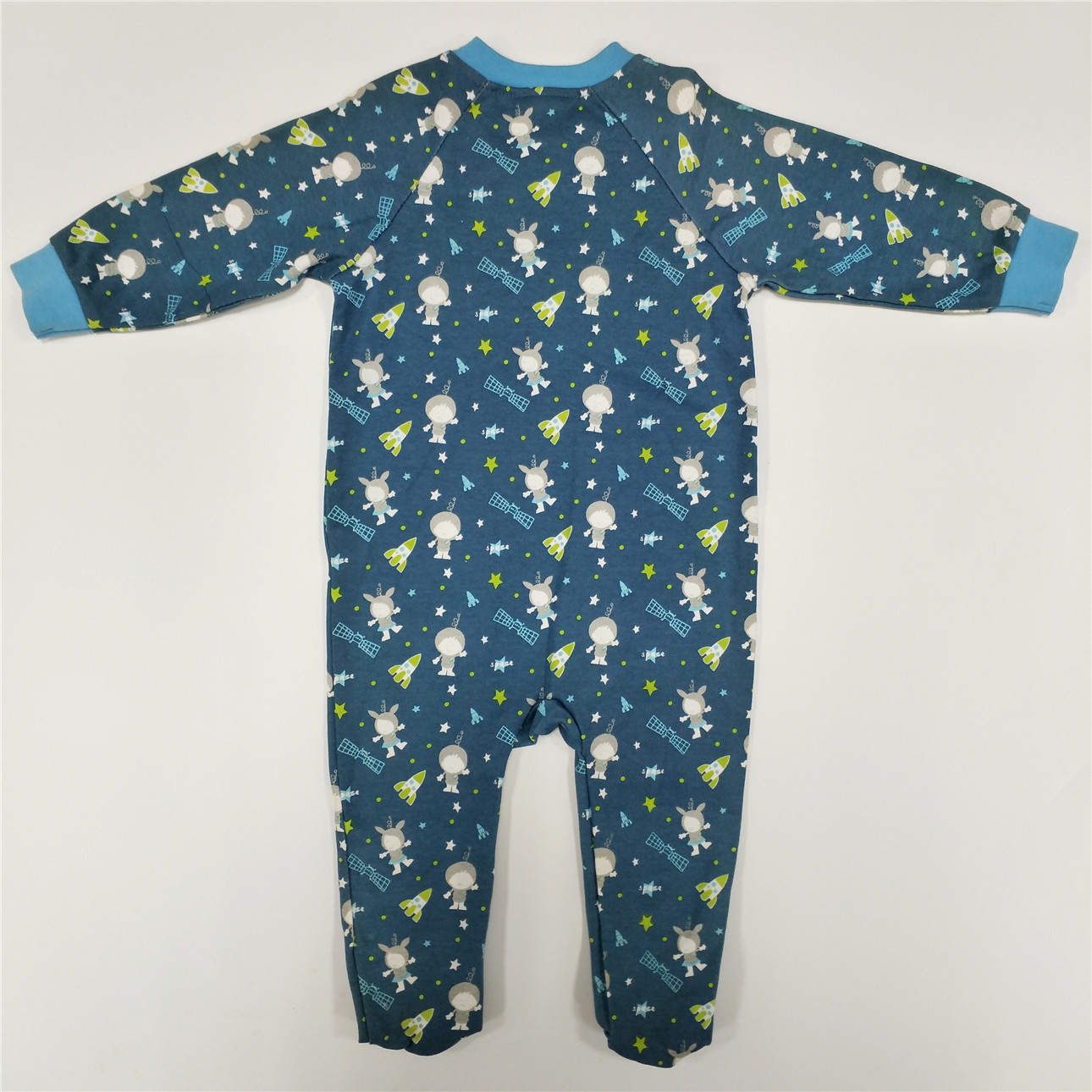 Infants Toddlers Winter Full Print Cotton Footie Pajamas for Unisex Baby Sleepwear