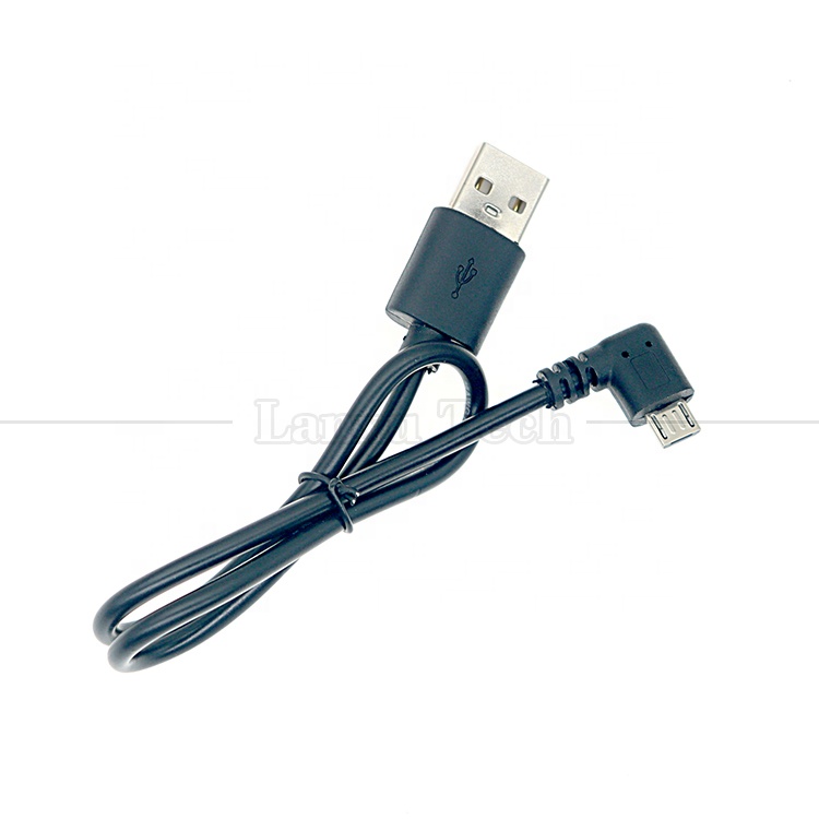 1M 2M 3M 1A 2A 3A Data Charging 90 Degree Right Angle USB Micro Extension Cable for Phone Tablet