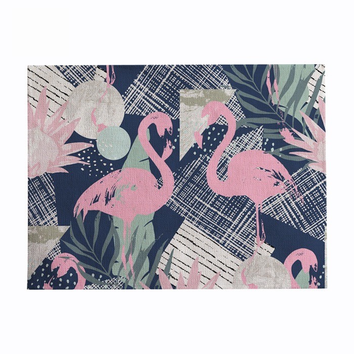 Double Sided Sublimation Blank Linen Table Mat For Sublimation Photo Printing