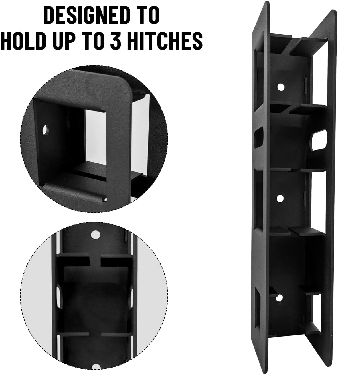 Wall Mount Bike Cargo Rack Hanging Garage Wall Organizer Trailer Hitch Receiver Storage 3 Hitch Storage Mount