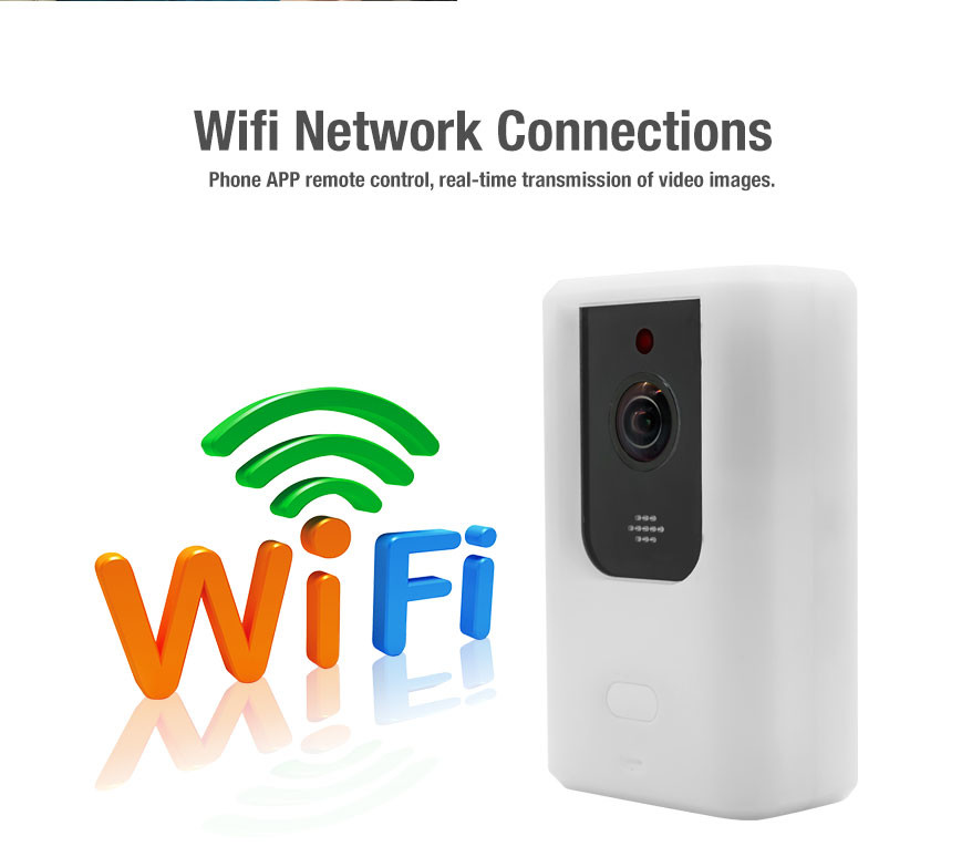 Smart video door phone wifi visual intercom doorbell wireless doorbell video intercom with infrared light CX101
