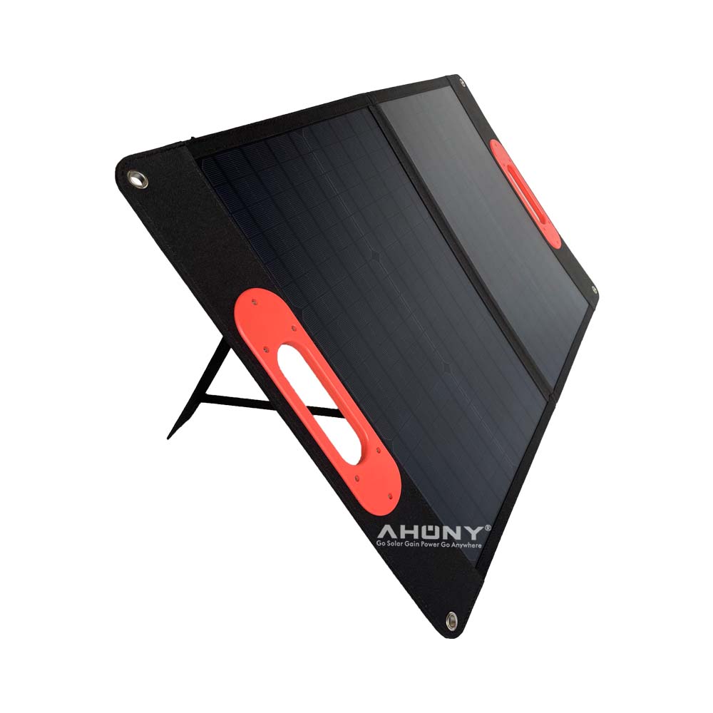 12V 100W Foldable Solar Panel suitcase blanket Portable Photovoltaic Folding Camping Solar Panels cell phone charger