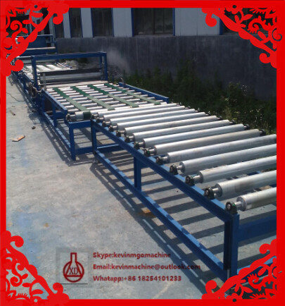 Hydraulic System Sandwich Panel Production Line , Cement Mgo Roof Panel Machine