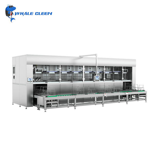 77L Four Tanks Industrial Ultrasonic Cleaner with Customizable Frequency SUS304/SUS316 Tank Material