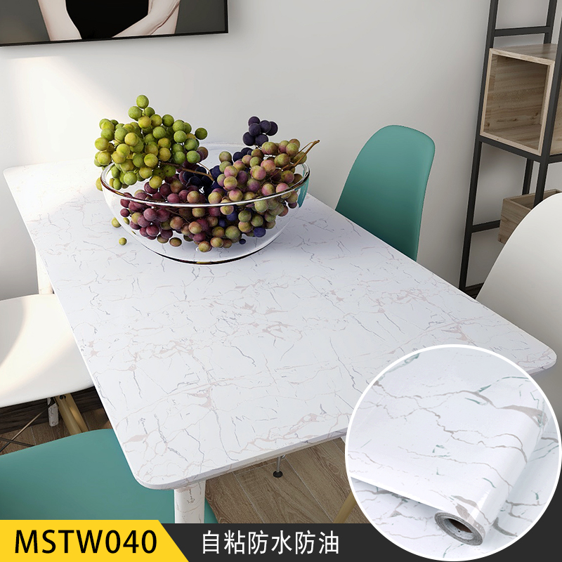 Peel Stick Marble Wallpaper Roll 60cm*10m Size for Table Cupboard Cabinet and Countertop Marble Design Granite Style