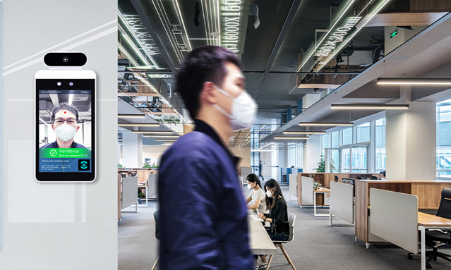 SIBO 8 Inch POE Temperature Recognition Non-Contact Facial Recognition Tablet PC Kiosk