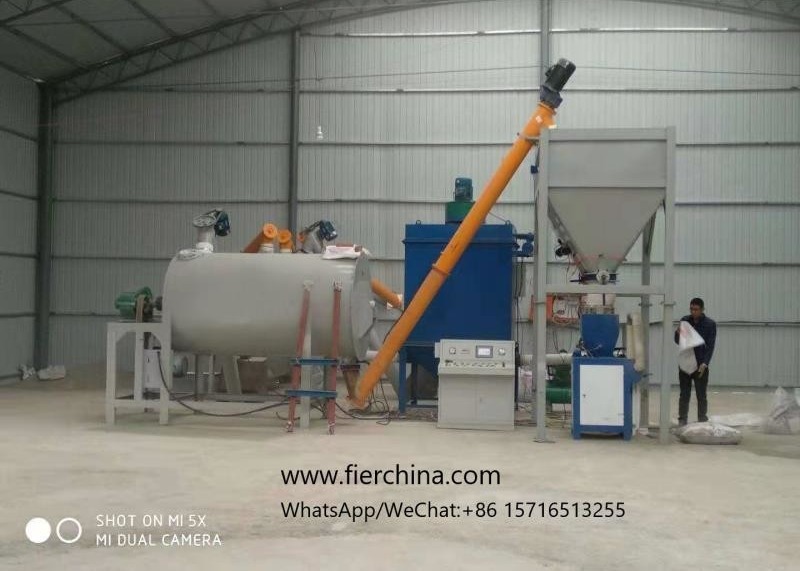Automatic Dry Mortar Mixer Machine Low Noise For Dry Plaster Sand Cement