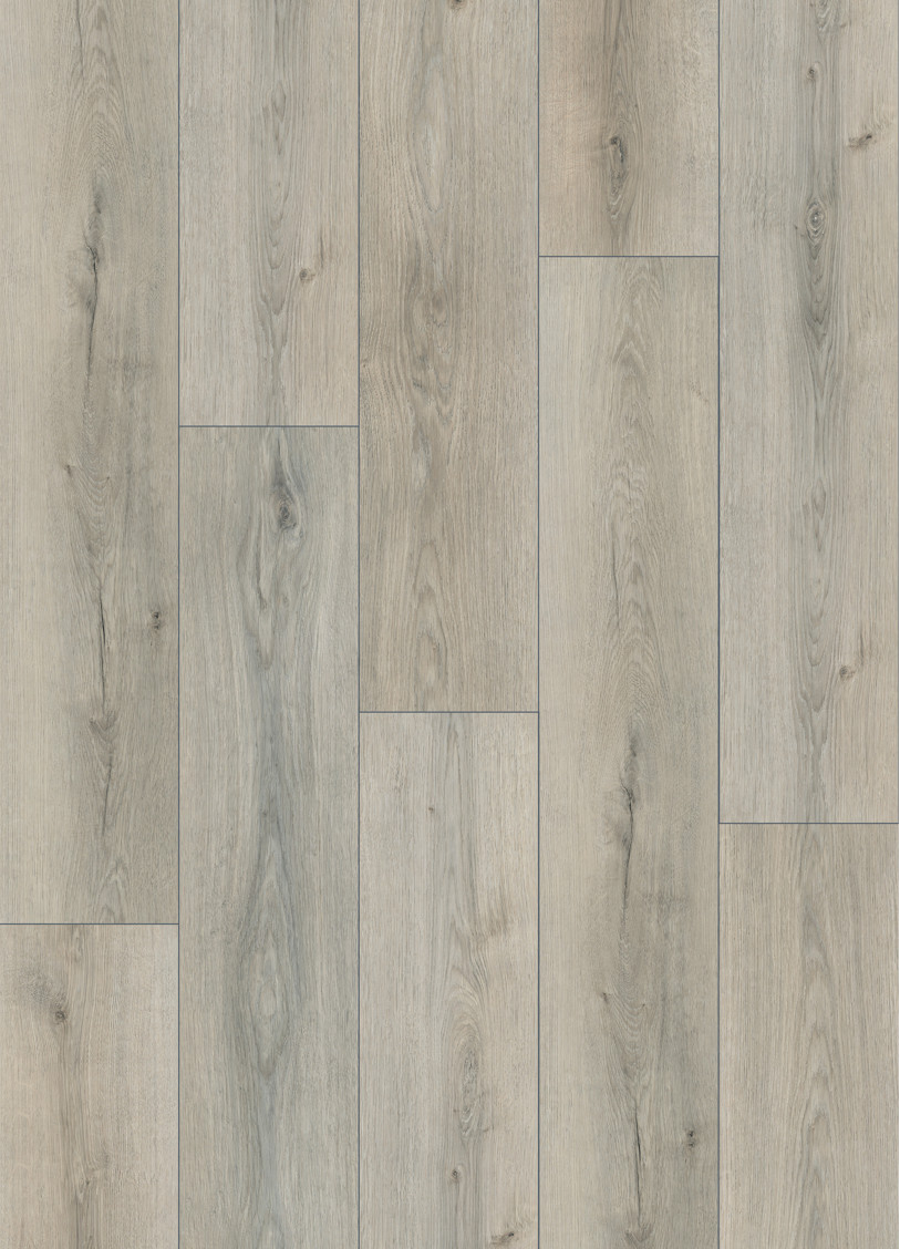 Wood Grain SPC Vinyl Flooring Planks Gray Brown Jump Non Glue GKBM DD-W82198-3
