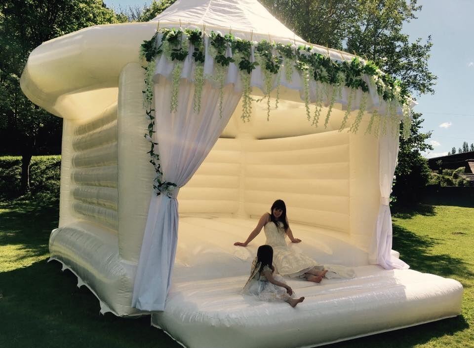 Commercial Outdoor Adult Inflatable Bounce House Combo Castle White Bounce House Inflatable Wedding Bouncer