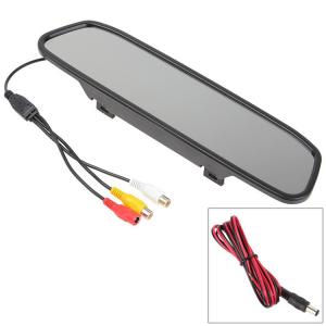 Buy cheap Digital Rear View Mirror LCD Screen 4.3 Inch DC12V To 24V With Universal Mount Clip product