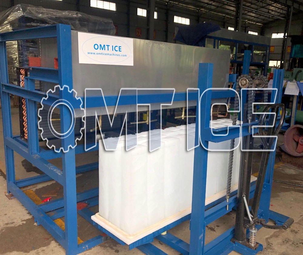 Hygienic Stainless Steel Commercial Ice Block Making Machine Automated