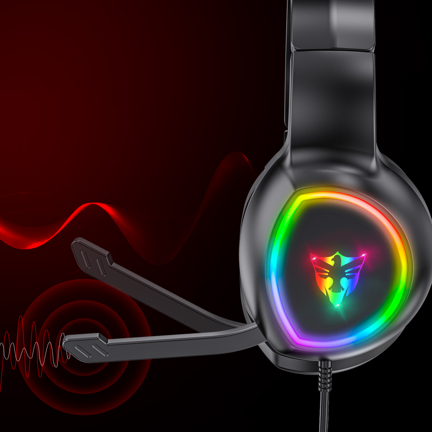 OEM G2 Super Comfortable Wired Noise Cancelling Headphones Luminous Gaming Headset
