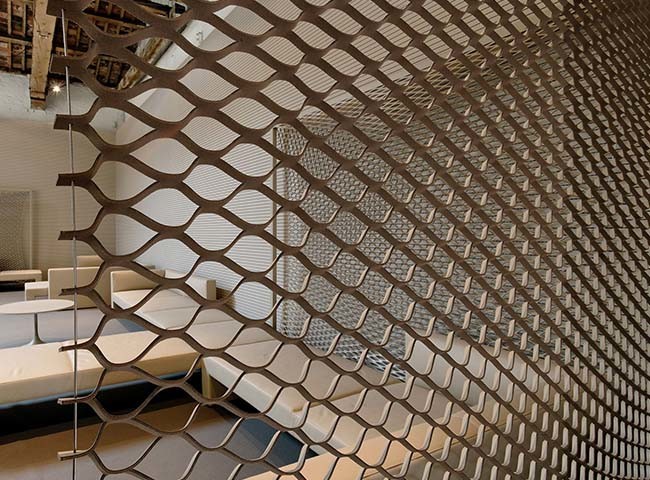 Aluminum Expanded Metal Partition Wall for Both Permanent and Temporary Partition Uses