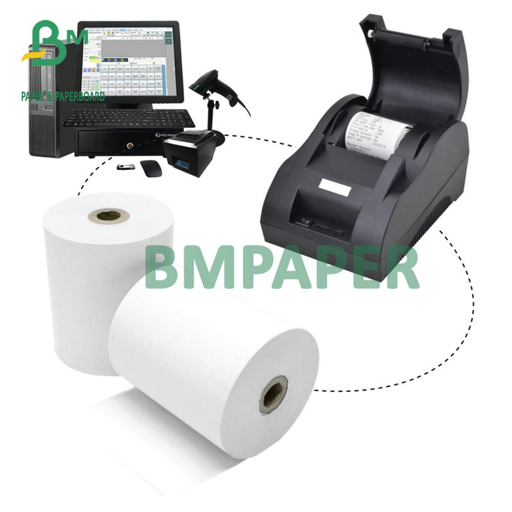 48g 55g High White Cash Register Thermal Paper Roll For POS Machine