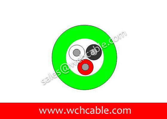 TPU Cable UL20549 16AWG 3Cores OD6.8mm Glossy Black