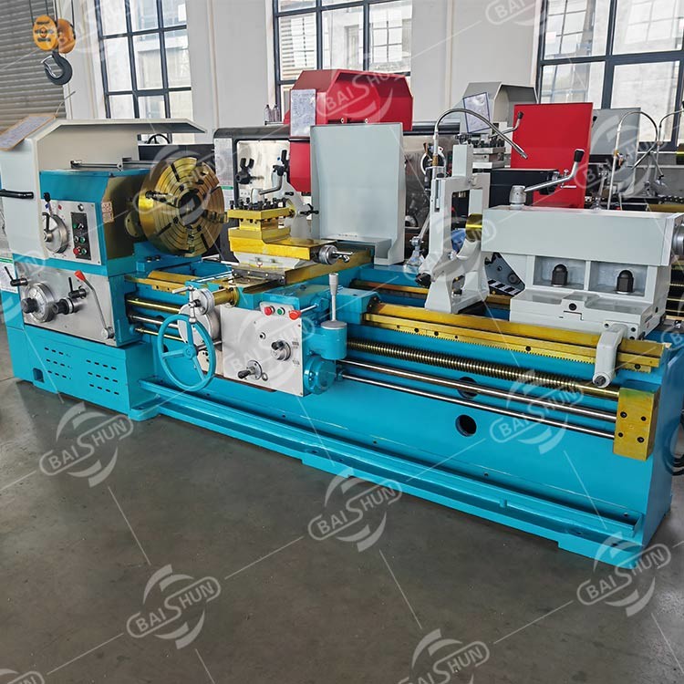 CW6150 CW6163 CW61100 CW61125 Horizontal Lathe Machine Turning For Metal Work
