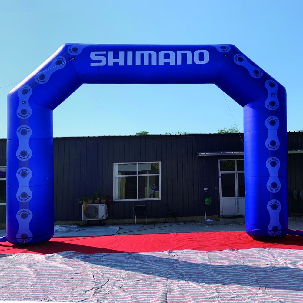 Customized Design Outdoor Advertising Inflatable Archway Marathon Start Finish Line Inflatable Arch