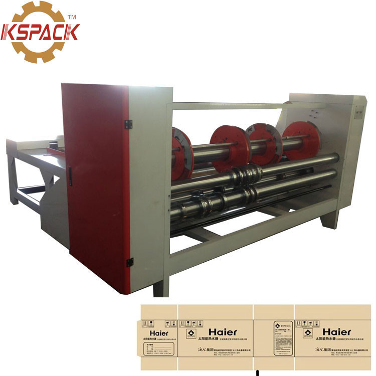 Semi Automatic Rotary Slotter Machine Slot With Creasing Adjust Together