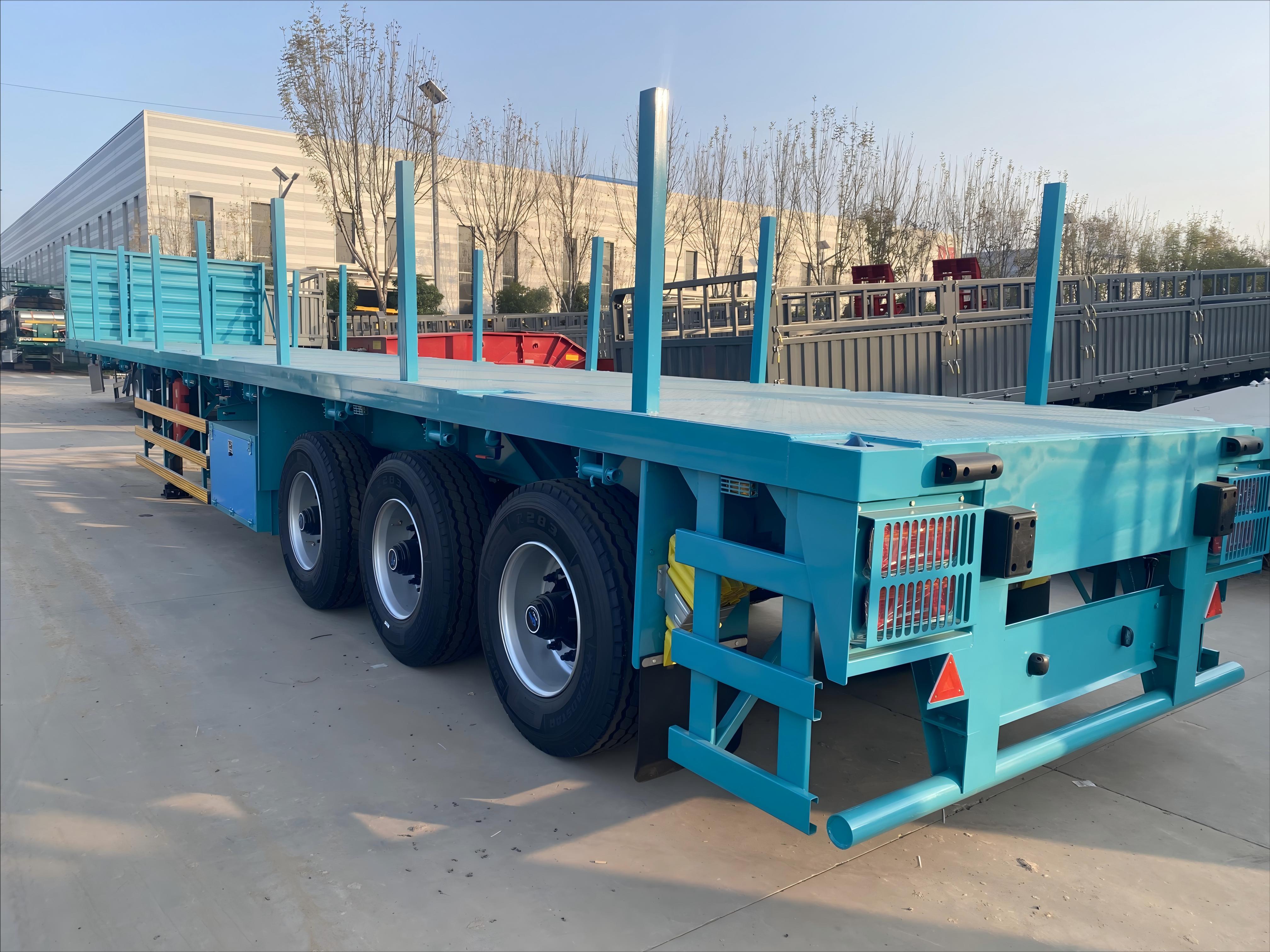 CIMC China manufacturer of 3-axle direct sales high-quality discount flatbed semi-trailer