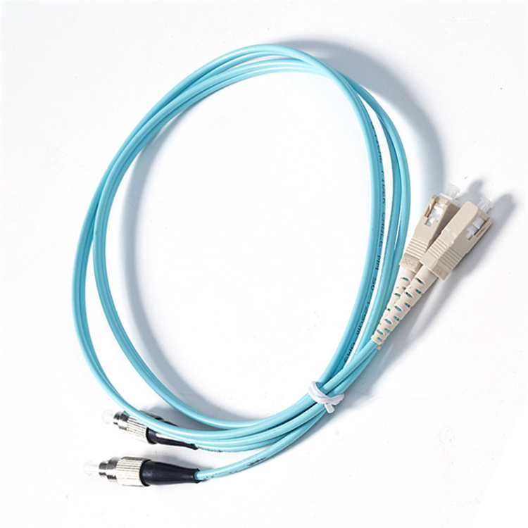 Ftth 1.6mm 1M Length Optic Fiber Patch Cord Aqua Blue Cable Jumper