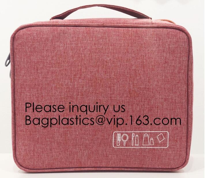 PU Cosmetic Bag Custom Canvas Luxury Makeup Cosmetic Bag Polyester Makeup Bag,Metal Zipper Blank Canvas Cotton Makeup Co