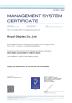 Royal Display Co.,Limited Certifications
