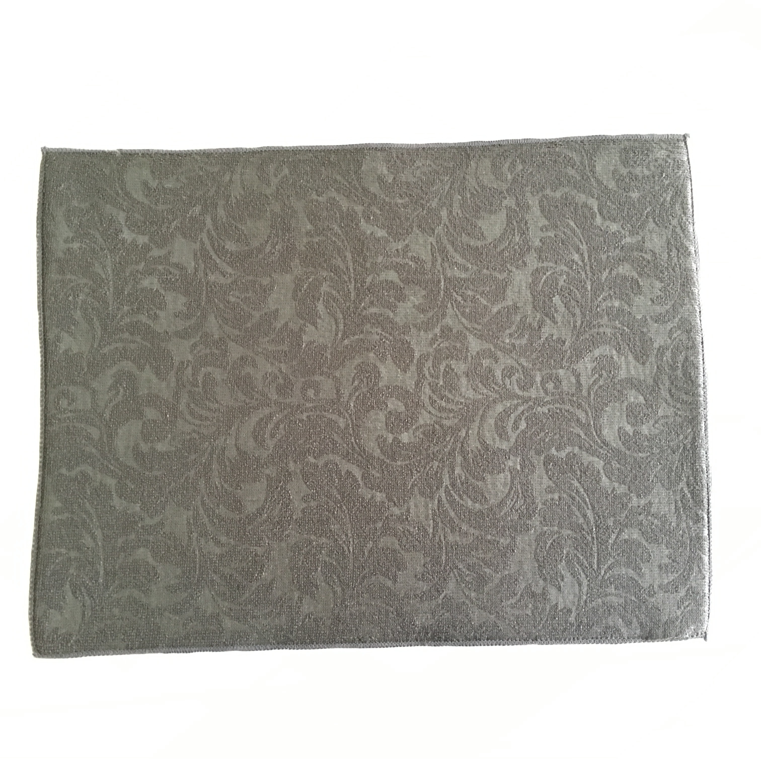 Sinlge packed 1pc Microfiber water absorb dish mat kitchen water pad with good quality