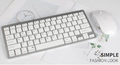 Recharge Bluetooth 5.0 2.4Ghz USB Receiver Wireless Keyboard And Mouse Set