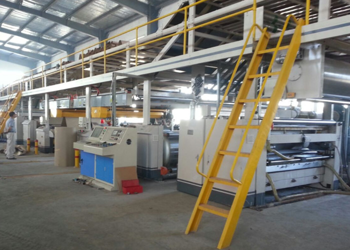 Hydraulic Shaftless Mill Roll Stand 3 Ply Paper Corrugated Board Production Line