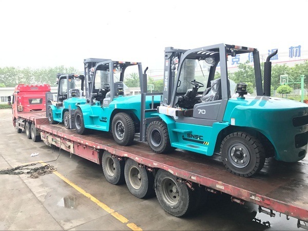 Construction Lift Truck Heavy Load 10 Tons Forklift Diesel