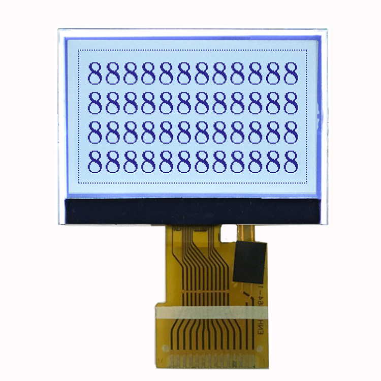 Small 128x64 Graphic COG LCD Display Module with White Backlight