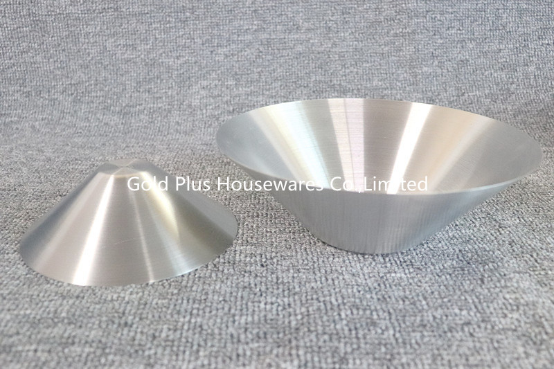 28cm Round Stainless Steel Salad Bowl Vegetable Fruit Platter