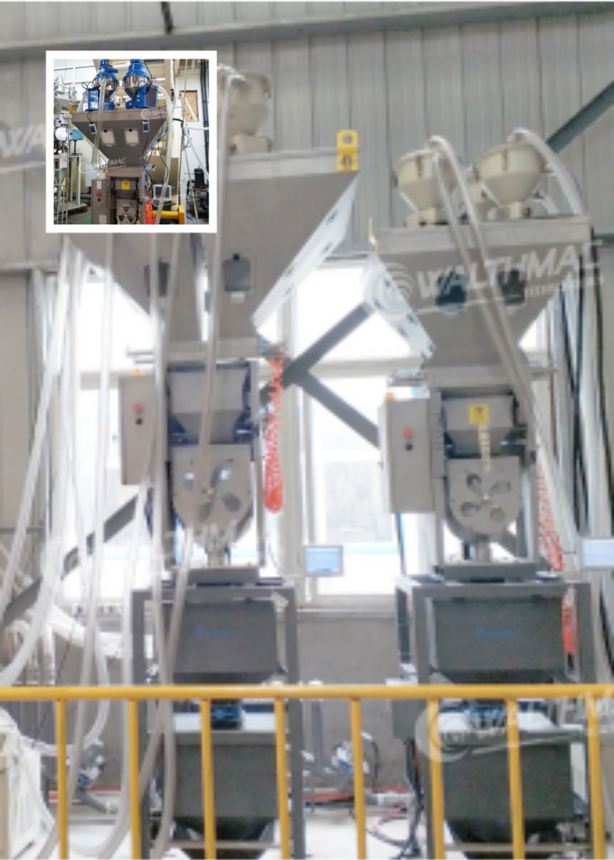 0.4 Kw Gravimetric Batch Blender High Precision Raw Material Feeder
