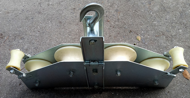 Four Sheaves Combined Stringing Block Rated Load 10kn