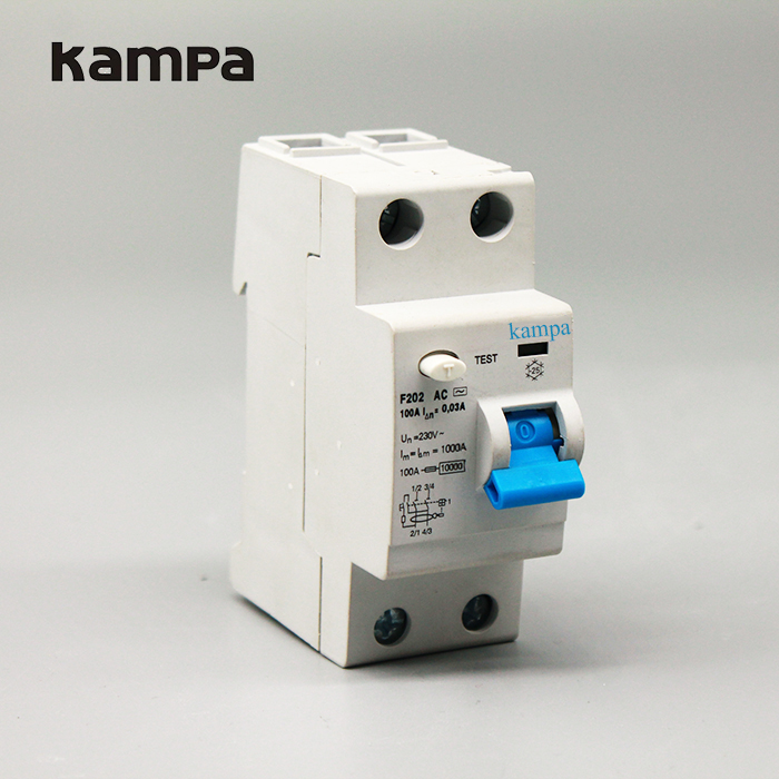 Kampa Wholesales F202 10KA F202 Residual Current Circuit Breaker RCCB