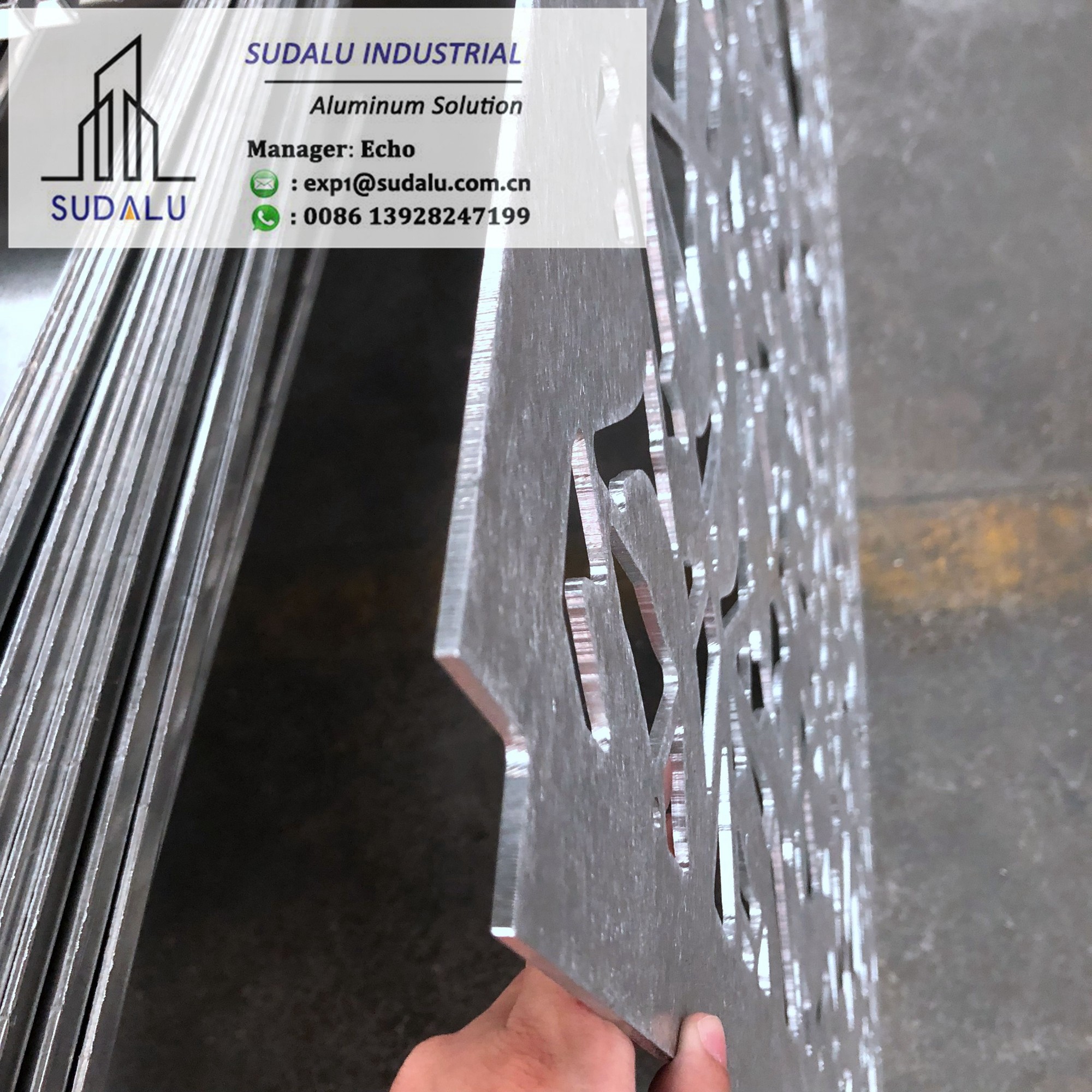 SUDALU Aluminum Curvel Panel for Wall Decoration with 1-10mm thickness Aluminum Screens