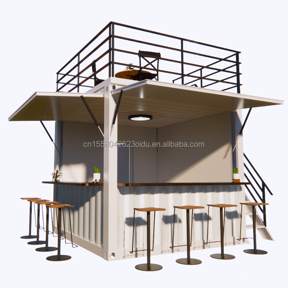 Chinese Design Style Container Coffee Shop for Modern and Functional