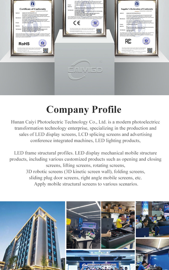 Outdoor LED screen cube Aluminum Alloy