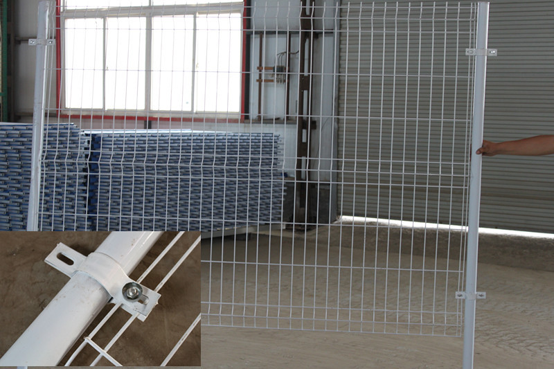 cheap welded wire mesh curved fence / high security fence panels / garden fence wire fencing
