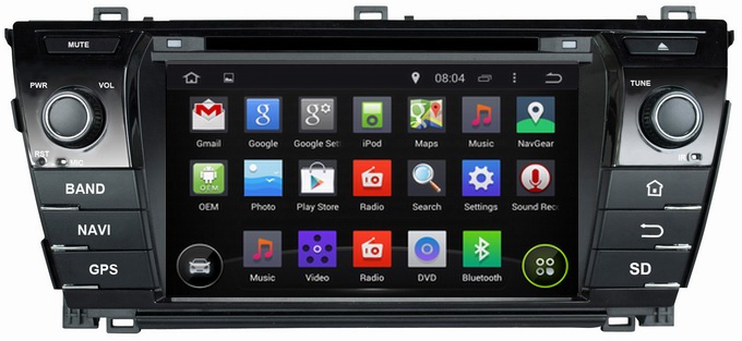 Ouchuangbo Car GPS Navigation DVD Stereo System for Toyota Corolla 2014 3G Wifi Android 4.4 Multimedia Player OCB-7019D