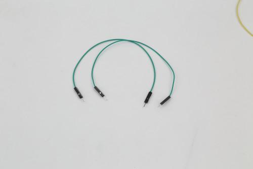 Flexible Square Head Breadboard Jumper Wires , 100mm - 400mm Male To Male Jumper