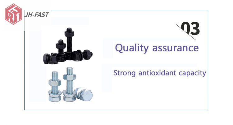 Shipping Way Hk Post Steel Hex Head Bolt 4.8/8.8/10.9/12.9 Grade Full Thread Hex Bolt