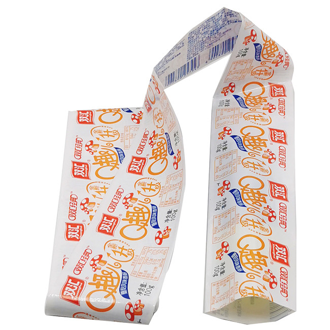 OEM Custom Logo Flexography Printing Steam Cooking Plastic Sausage Casings