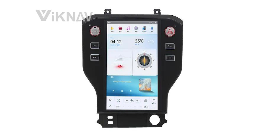 11.8 Inch Screen Stereo For 2013-2020 Ford Mustang 128G Navigation GPS Multimedia DVD Player Android Wireless Carplay