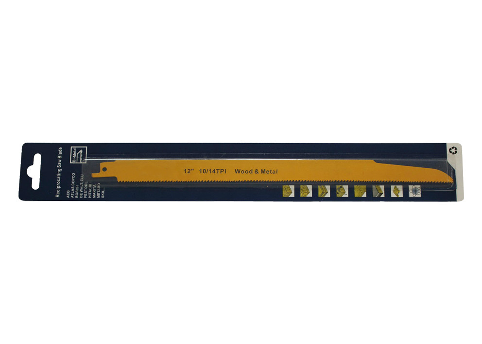 Reciprocating saw blade WD121014B 300mm 10-14T for wood with metal materials