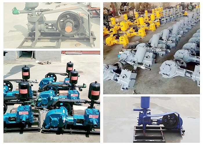 High Pressure Reciprocating Pump BW 200 For 200m Borehole Water Well Drilling