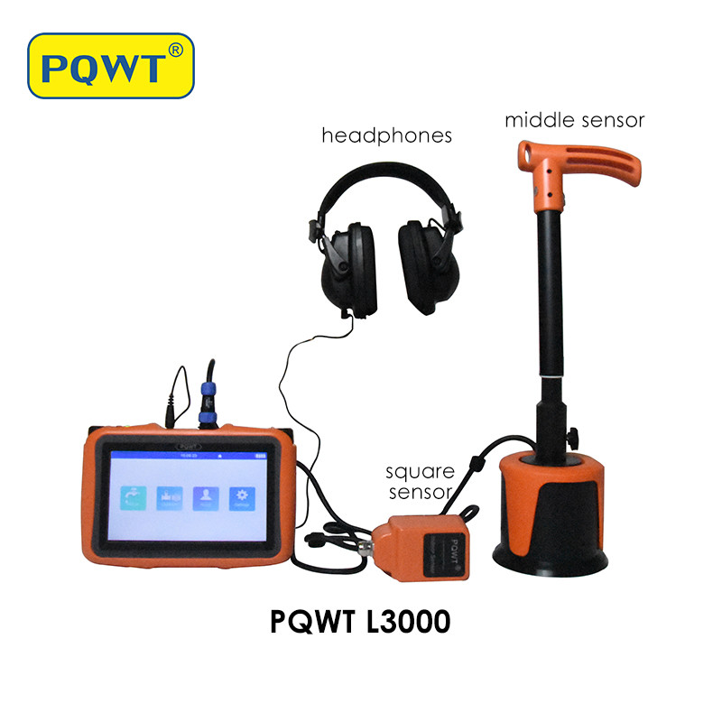 10000Hz Water Pipeline Leak Detector PQWT L3000 Metal Pipes Leak Repair