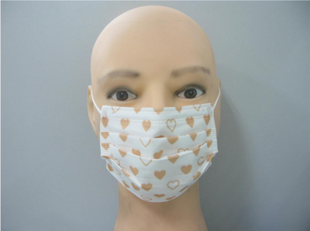 14.5x9.5cm Disposable Kid Face Mask Nonwoven Cute Cartoon