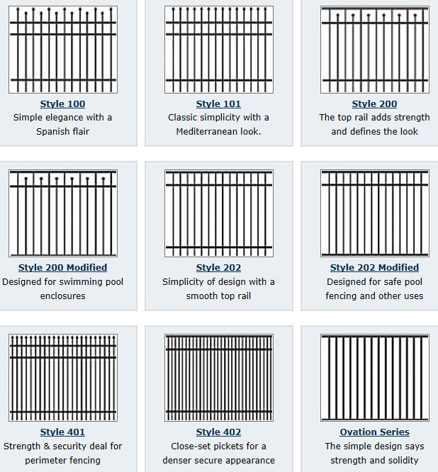 Powder Coated Steel Garrison Security Fencing