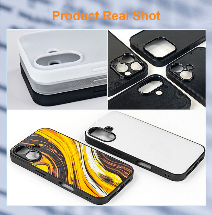 Easy Accessibility Sublimation Phone Case Blanks Shockproof For IPhone 14 15 Pro